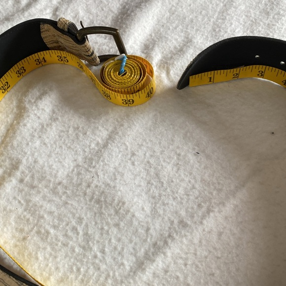 VINTAGE KUDOS LEATHER BELT 80/32 . - Picture 4 of 5